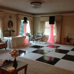 The Crystal Lounge transformed into Studio 54.