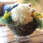 Floribunda coffee table arrangement
